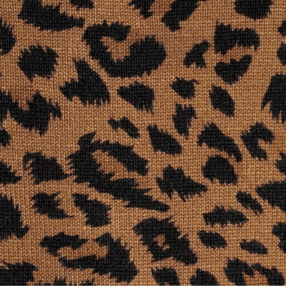 Unique Ribbed Hem Leopard Print Button Up Cardiga… - image 4